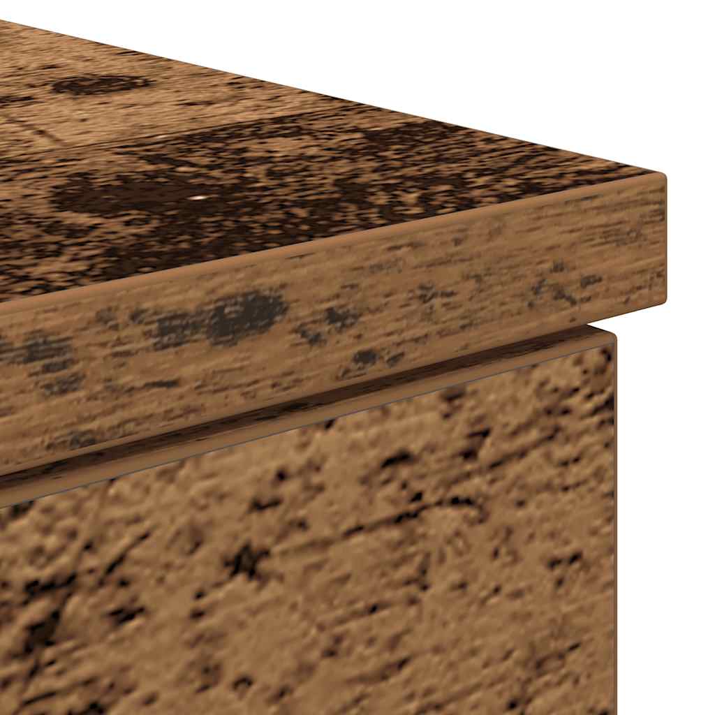 vidaXL Desk Old Wood 86x49x76 cm Engineered Wood