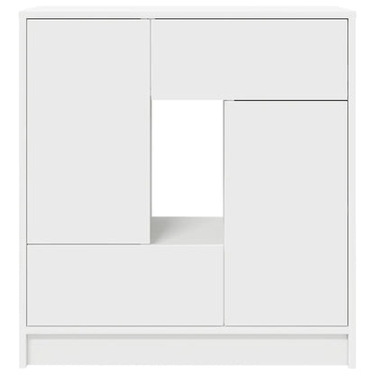 vidaXL Sideboard with Drawers and Doors White 70.5x34x74.5 cm