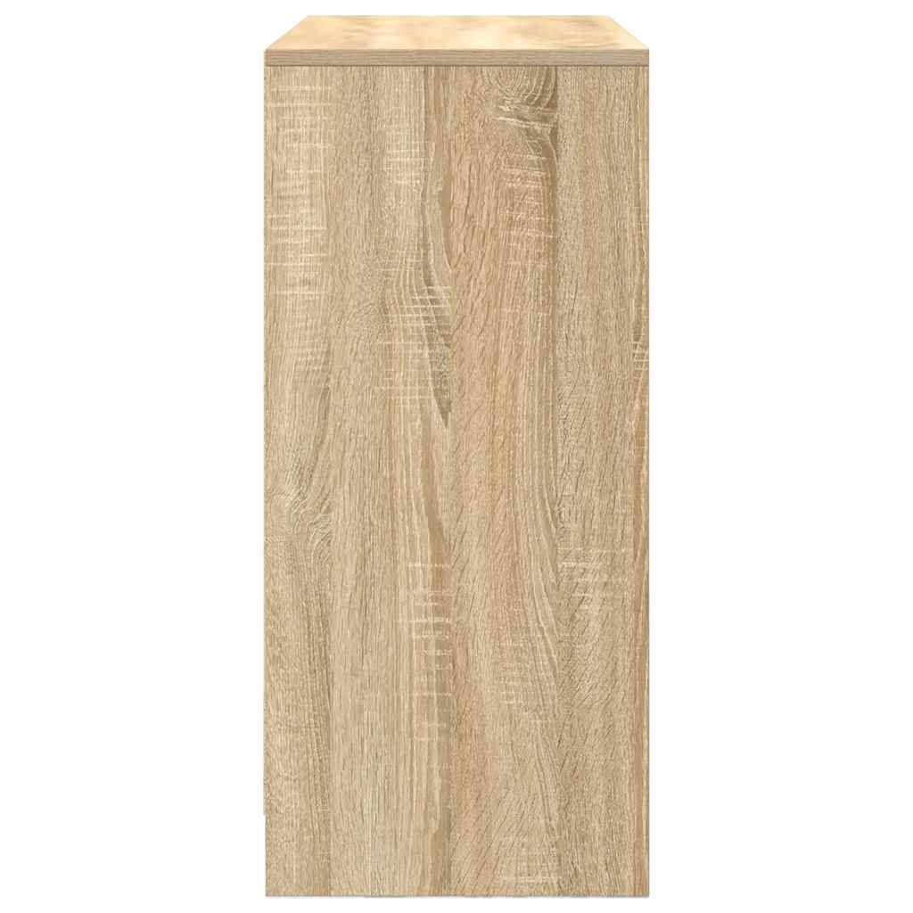 vidaXL Sideboard with Drawers and Doors Sonoma Oak 70.5x34x74.5 cm