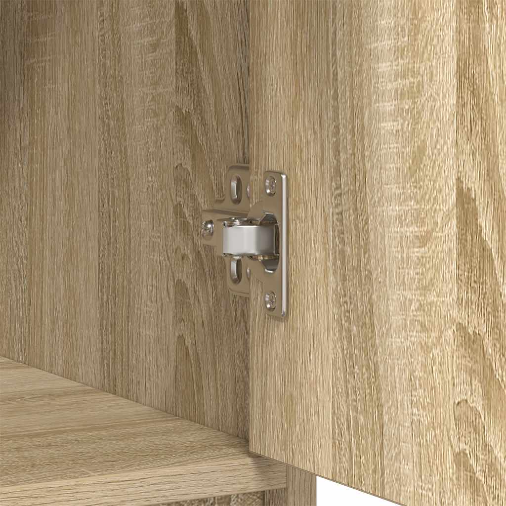 vidaXL Sideboard with Drawers and Doors Sonoma Oak 70.5x34x74.5 cm