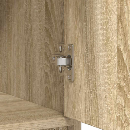 vidaXL Sideboard with Drawers and Doors Sonoma Oak 70.5x34x74.5 cm