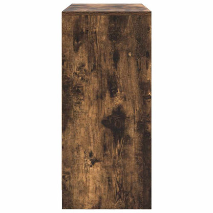 vidaXL Sideboard with Drawers and Doors Smoked Oak 70.5x34x74.5 cm