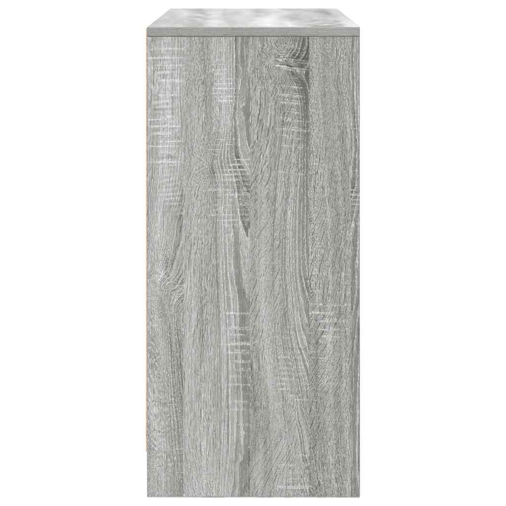 vidaXL Sideboard with Drawers and Doors Grey Sonoma 70.5x34x74.5 cm