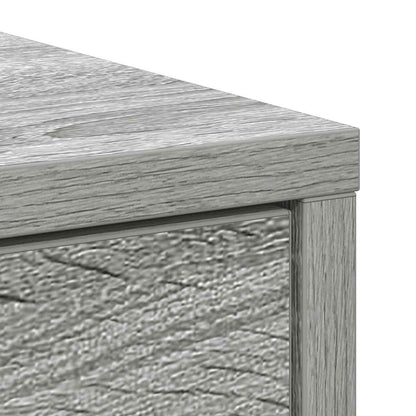 vidaXL Sideboard with Drawers and Doors Grey Sonoma 70.5x34x74.5 cm