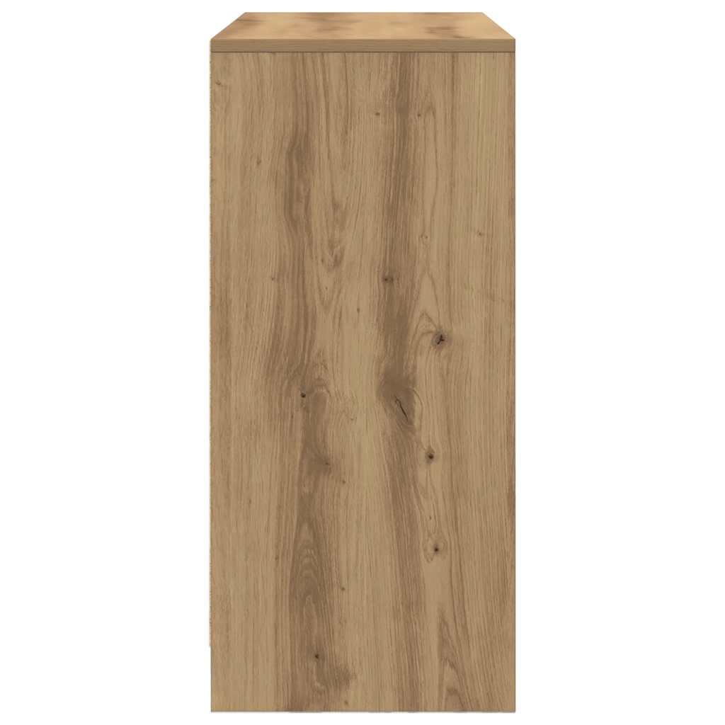 vidaXL Sideboard with Drawers and Doors Artisan Oak 70.5x34x74.5 cm