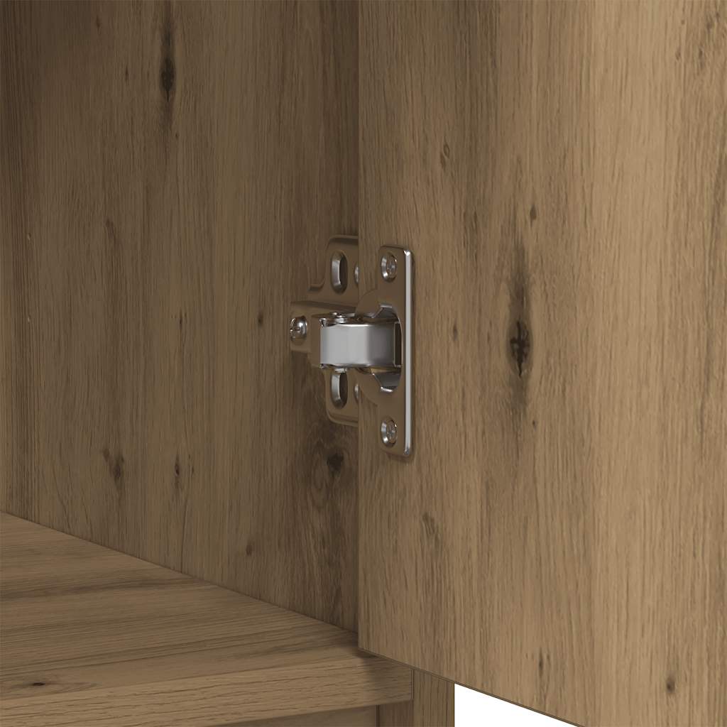 vidaXL Sideboard with Drawers and Doors Artisan Oak 70.5x34x74.5 cm