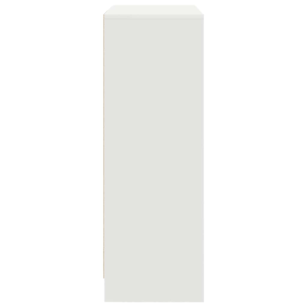 vidaXL Sideboard with Drawers and Doors White 73x31x90 cm