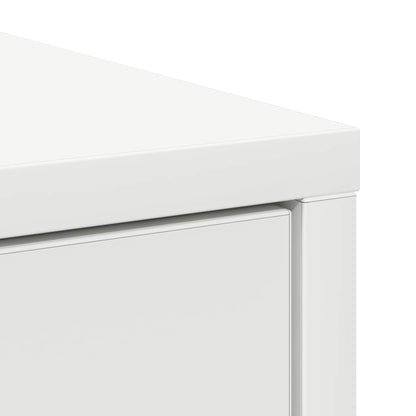 vidaXL Sideboard with Drawers and Doors White 73x31x90 cm