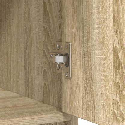 vidaXL Sideboard with Drawers and Doors Sonoma Oak 73x31x90 cm