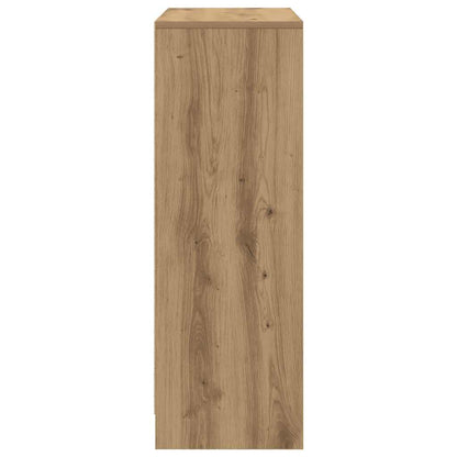 vidaXL Sideboard with Drawers and Doors Artisan Oak 73x31x90 cm