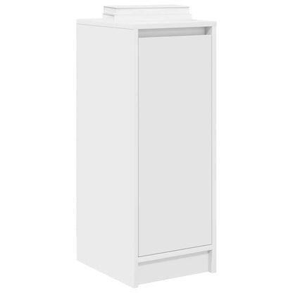 vidaXL Shoe Cabinet White 29.5x34x76 cm Engineered Wood