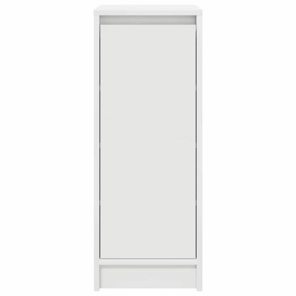 vidaXL Shoe Cabinet White 29.5x34x76 cm Engineered Wood