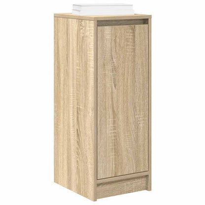 vidaXL Shoe Cabinet Sonoma Oak 29.5x34x76 cm Engineered Wood
