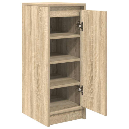 vidaXL Shoe Cabinet Sonoma Oak 29.5x34x76 cm Engineered Wood