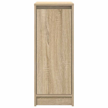 vidaXL Shoe Cabinet Sonoma Oak 29.5x34x76 cm Engineered Wood