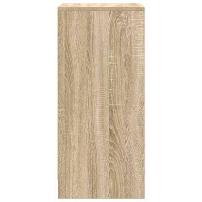 vidaXL Shoe Cabinet Sonoma Oak 29.5x34x76 cm Engineered Wood
