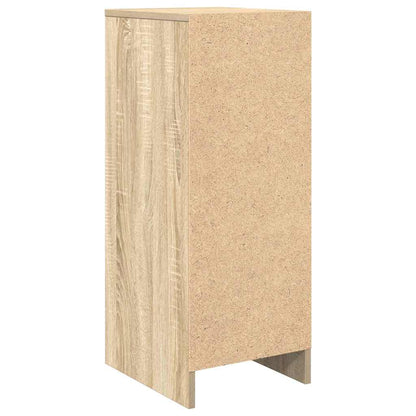 vidaXL Shoe Cabinet Sonoma Oak 29.5x34x76 cm Engineered Wood