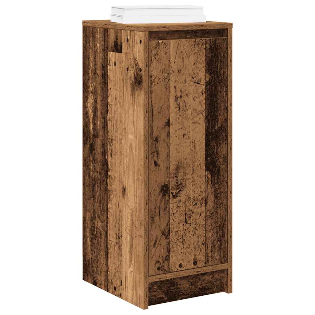 vidaXL Shoe Cabinet Old Wood 29.5x34x76 cm Engineered Wood