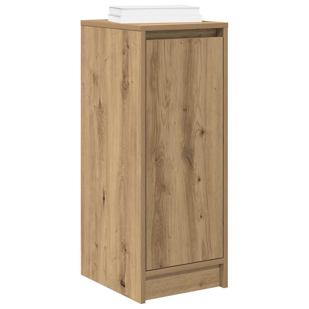 vidaXL Shoe Cabinet Artisan Oak 29.5x34x76 cm Engineered Wood