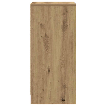 vidaXL Shoe Cabinet Artisan Oak 29.5x34x76 cm Engineered Wood