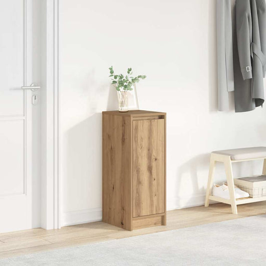 vidaXL Shoe Cabinet Artisan Oak 29.5x34x76 cm Engineered Wood