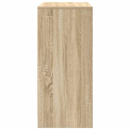 vidaXL Shoe Cabinet Sonoma Oak 57x34x76 cm Engineered Wood
