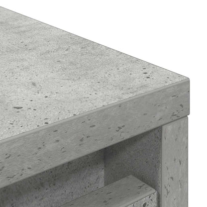 vidaXL Shoe Cabinet Concrete Grey 57x34x76 cm Engineered Wood