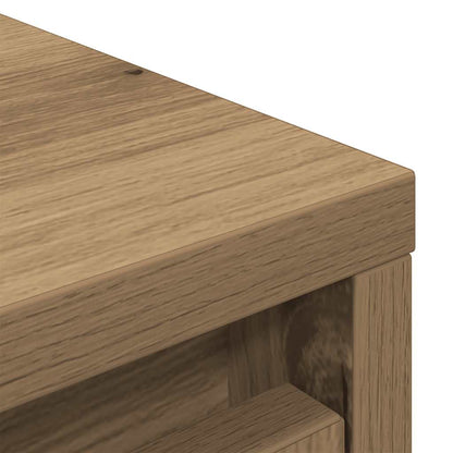 vidaXL Shoe Cabinet Artisan Oak 57x34x76 cm Engineered Wood