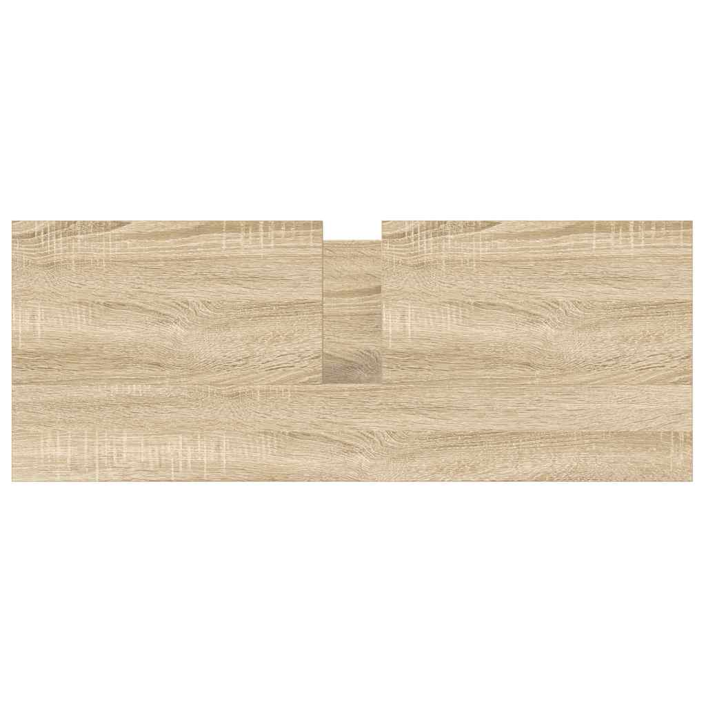 vidaXL Bathroom Basin Cabinet with Drawers Sonoma Oak 90x34.5x60 cm