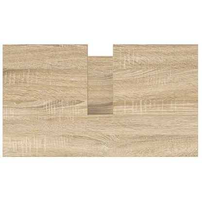 vidaXL Bathroom Basin Cabinet with Drawers Sonoma Oak 60x34.5x60 cm