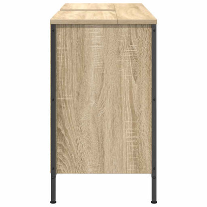 vidaXL Basin Cabinet with Drawers Sonoma Oak 90x34.5x60 cm