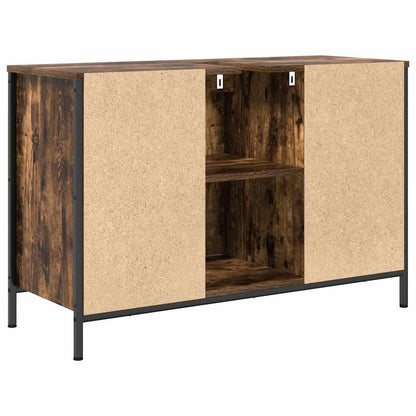 vidaXL Basin Cabinet with Drawers Smoked Oak 90x34.5x60 cm