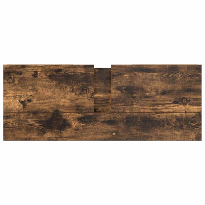 vidaXL Basin Cabinet with Drawers Smoked Oak 90x34.5x60 cm