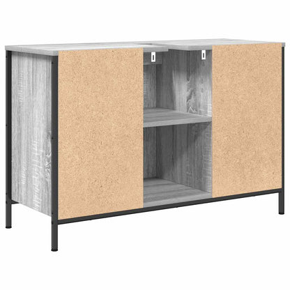 vidaXL Basin Cabinet with Drawers Grey Sonoma 90x34.5x60 cm