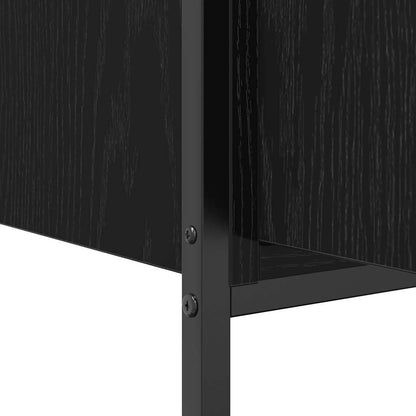 vidaXL Bathroom Basin Cabinet Black 60x34,5x60 cm