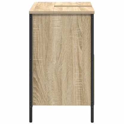 vidaXL Bathroom Basin Cabinet Sonoma Oak 60x34.5x60 cm