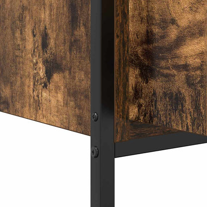 vidaXL Bathroom Basin Cabinet Smoked Oak 60x34,5x60 cm