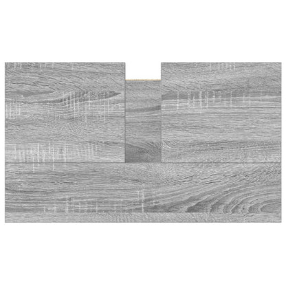 vidaXL Bathroom Basin Cabinet Grey Sonoma 60x34.5x60 cm