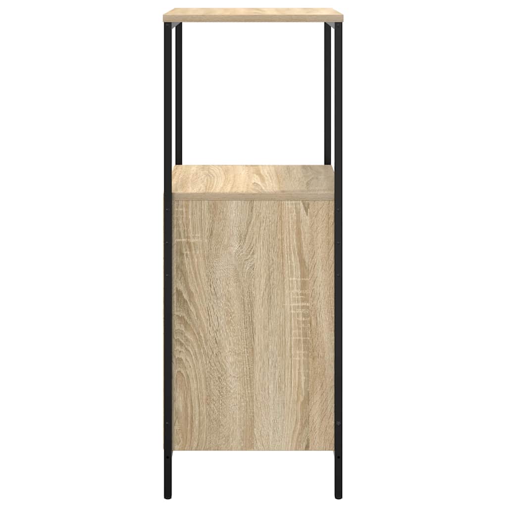 vidaXL Bathroom Cabinet with Shelves Sonoma Oak 36x35x95 cm