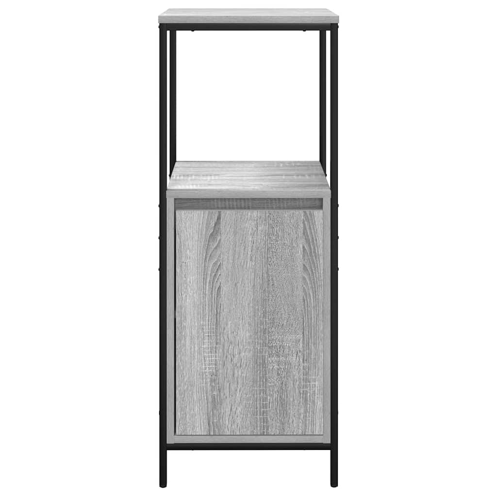 vidaXL Bathroom Cabinet with Shelves Grey Sonoma 36x35x95 cm