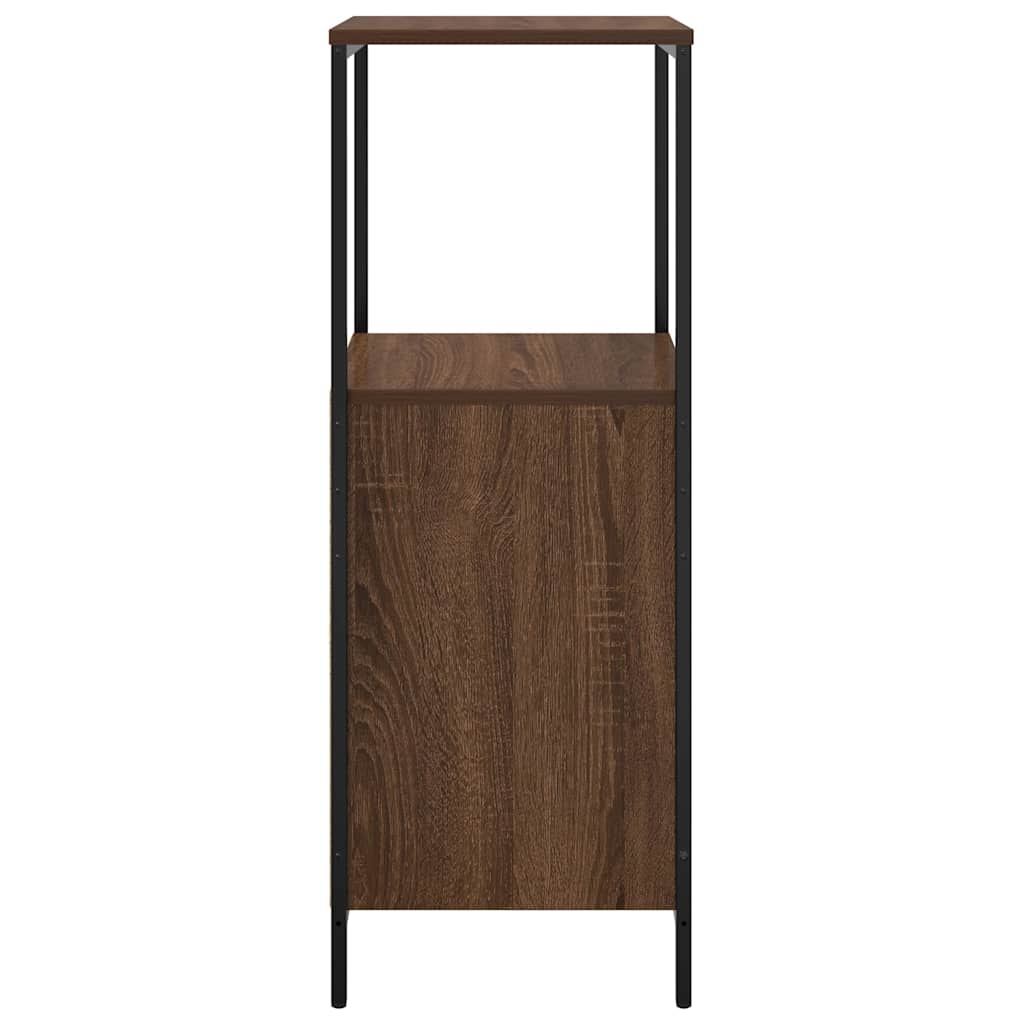 vidaXL Bathroom Cabinet with Shelves Brown Oak 36x35x95 cm