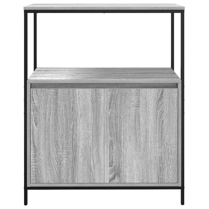 vidaXL Bathroom Cabinet with Shelves Grey Sonoma 76.5x35x95 cm