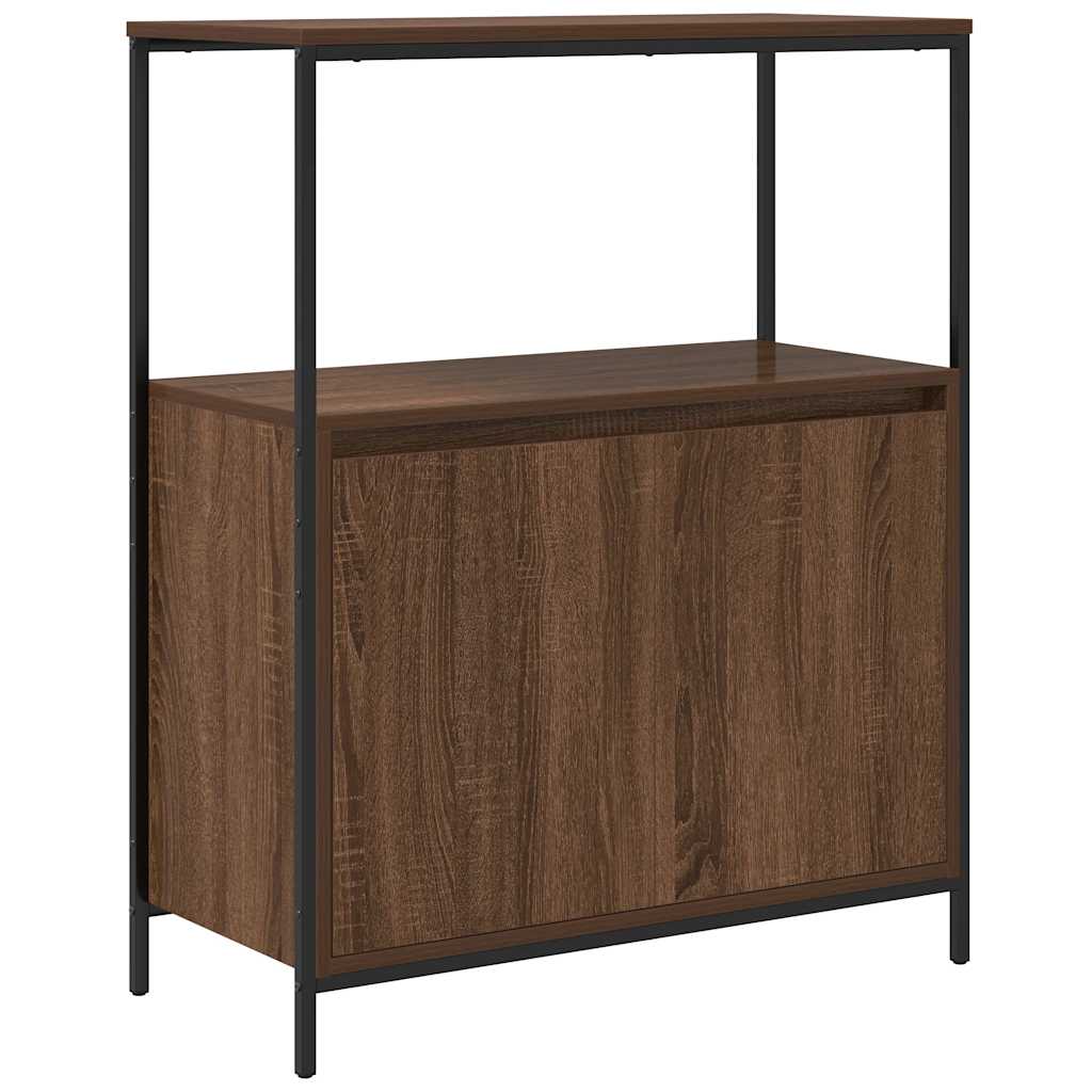 vidaXL Bathroom Cabinet with Shelves Brown Oak 76,5x35x95 cm