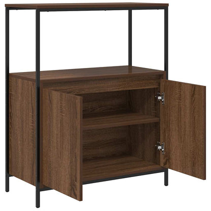 vidaXL Bathroom Cabinet with Shelves Brown Oak 76,5x35x95 cm