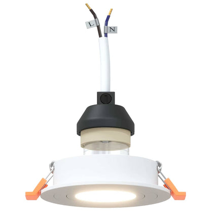 vidaXL Spotlights with Spotlights 12 pcs White 9 x 9 x cm Aluminium