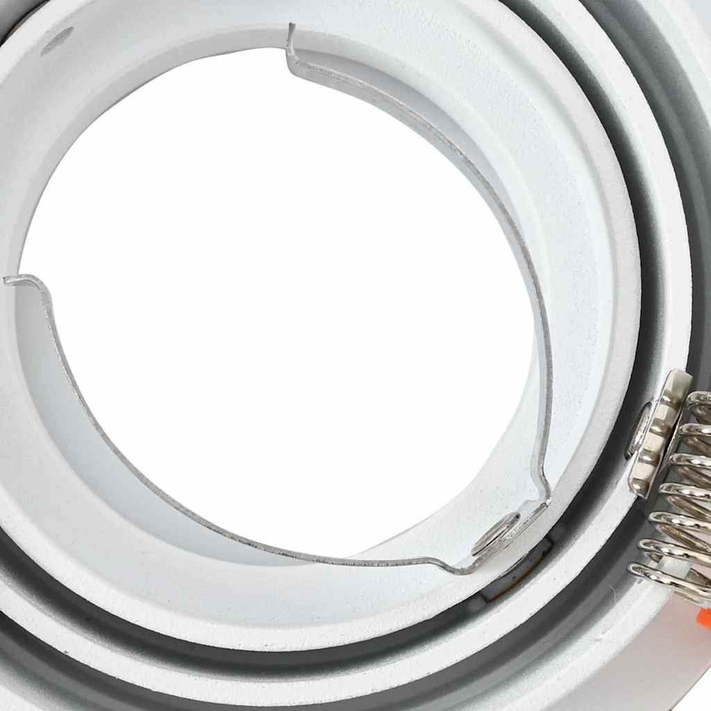 vidaXL Spotlights with Spotlights 24 pcs White 9 x 9 x cm Aluminium