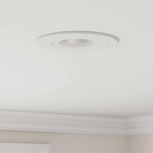 vidaXL Spotlights with Spotlights 24 pcs White 9 x 9 x cm Aluminium