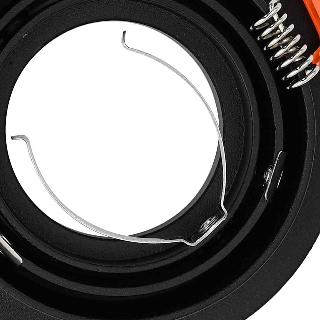 vidaXL Spotlights with Spotlights 24 pcs Black 9 x 9 x cm Aluminium