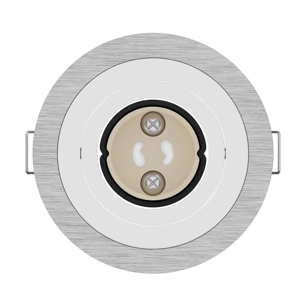 vidaXL Spotlights with Spotlights Silver 9 x 9 x cm Aluminium