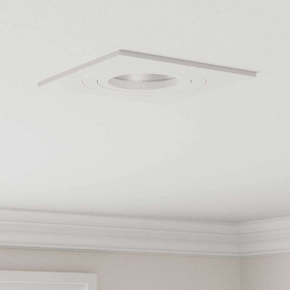 vidaXL Spotlight 6 pcs White 9 x 9 x 2 cm Aluminium